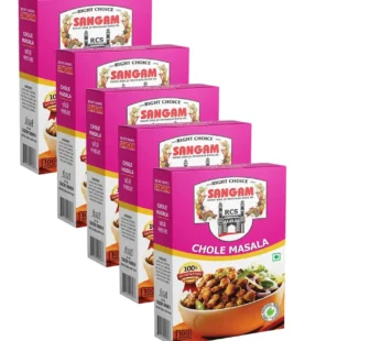 Sangam Chole Masala 100% (100g, Chole Masala Pack of 5)